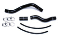 HPS Performance HPS Black Reinforced Silicone Radiator Hose Kit Coolant Honda 01-05 Civic 1.7L Automatic Trans.