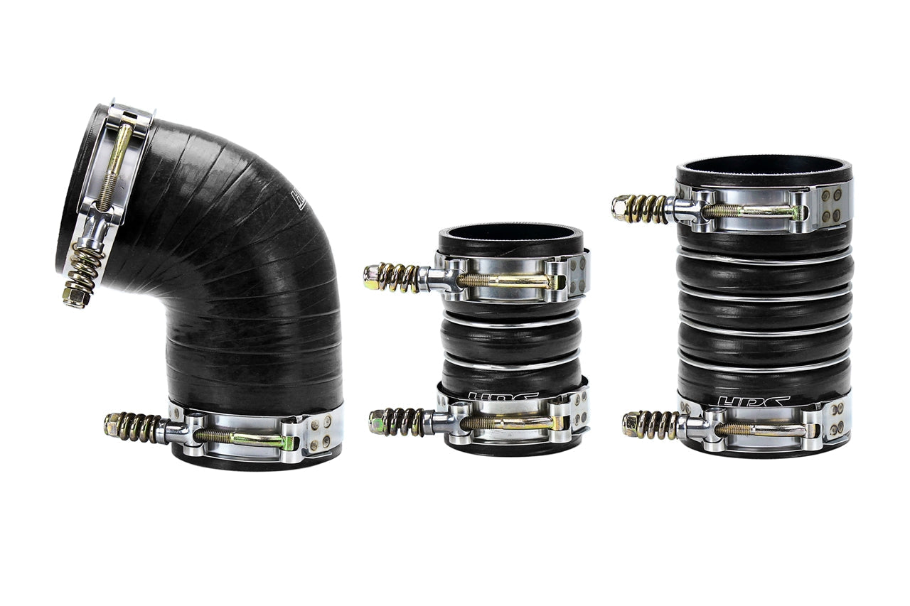 HPS Performance Products HPS High Temp Aramid Reinforced Silicone Intercooler Hose Boots Kit GMC 2006-2010 Sierra 2500 6.6L Duramax Diesel