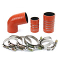 HPS High Temp Aramid Reinforced Silicone Intercooler Hose Boots Kit Chevy 2006-2010 Silverado 3500 6.6L Duramax Diesel