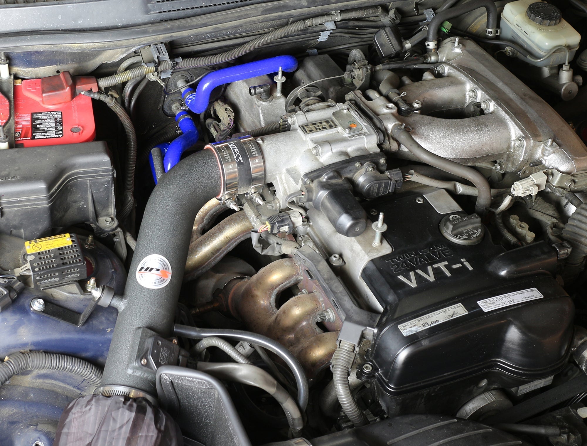 HPS Performance Products HPS Blue Reinforced Silicone Heater Hose Kit Lexus 01-05 IS300 I6 3.0L