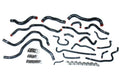 HPS Performance HPS Black Reinforced Silicone Radiator Heater Coolant Hose Kit Honda 16-18 Civic 2.0L Non Turbo
