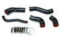 HPS Performance HPS Black Reinforced Silicone Intercooler Hose Kit Hyundai 13-17 Veloster 1.6L Turbo
