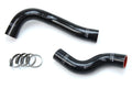 HPS Performance HPS Black Reinforced Silicone Radiator Hose Kit Coolant Lexus 16-18 GSF V8 5.0L
