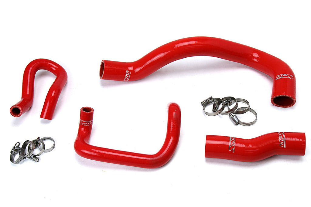 HPS Performance Products HPS Red Reinforced Silicone Radiator + Heater Hose Kit Lexus 01-05 IS300 I6 3.0L