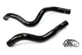 HPS Performance HPS Black Reinforced Silicone Radiator Hose Kit Coolant Honda 16-18 Pilot 3.5L V6