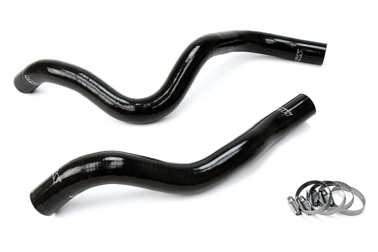 HPS Performance HPS Black Reinforced Silicone Radiator Hose Kit Coolant Honda 16-18 Pilot 3.5L V6