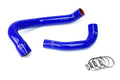 HPS Performance HPS Blue Reinforced Silicone Radiator Hose Kit Coolant Jeep 00-06 Wrangler TJ 4.0L