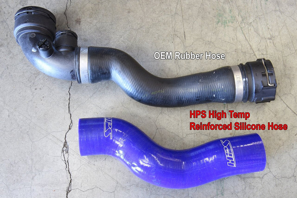 HPS Black Reinforced Silicone Radiator Hose Kit Coolant BMW 01-05 E46 325i 325Xi M54 2.5L