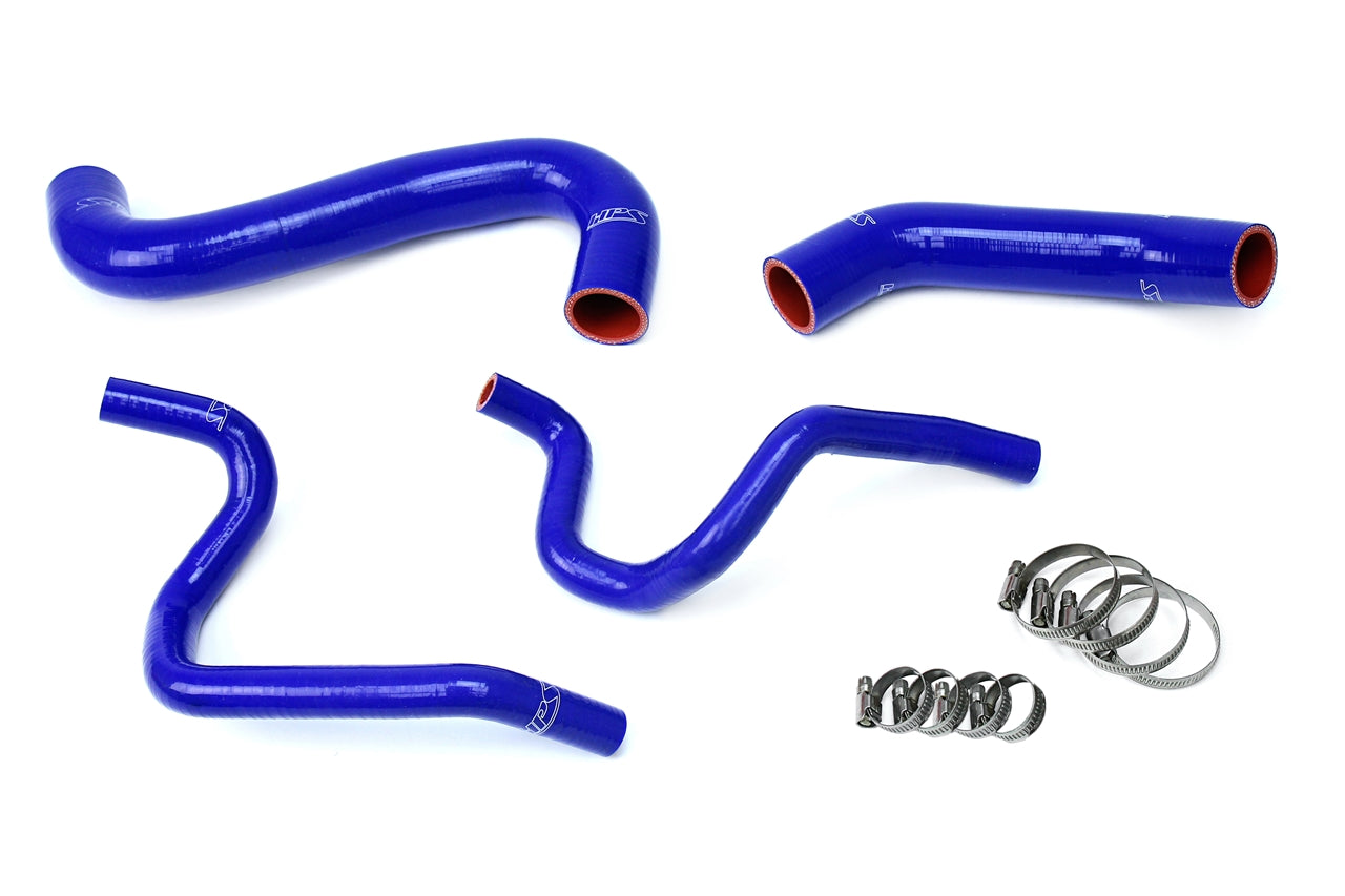 HPS Performance HPS Blue Reinforced Silicone Radiator + Heater Hose Kit Subaru 2002 Impreza 2.5L Non Turbo Left Hand Drive