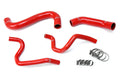 HPS Performance HPS Red Reinforced Silicone Radiator + Heater Hose Kit Subaru 2002 Impreza 2.5L Non Turbo Left Hand Drive