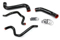 HPS Performance HPS Black Reinforced Silicone Radiator + Heater Hose Kit Subaru 2003 Impreza 2.5L Non Turbo Left Hand Drive