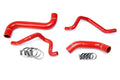 HPS Performance HPS Red Reinforced Silicone Radiator + Heater Hose Kit Subaru 2006-2007 Impreza 2.5L Non Turbo Left Hand Drive