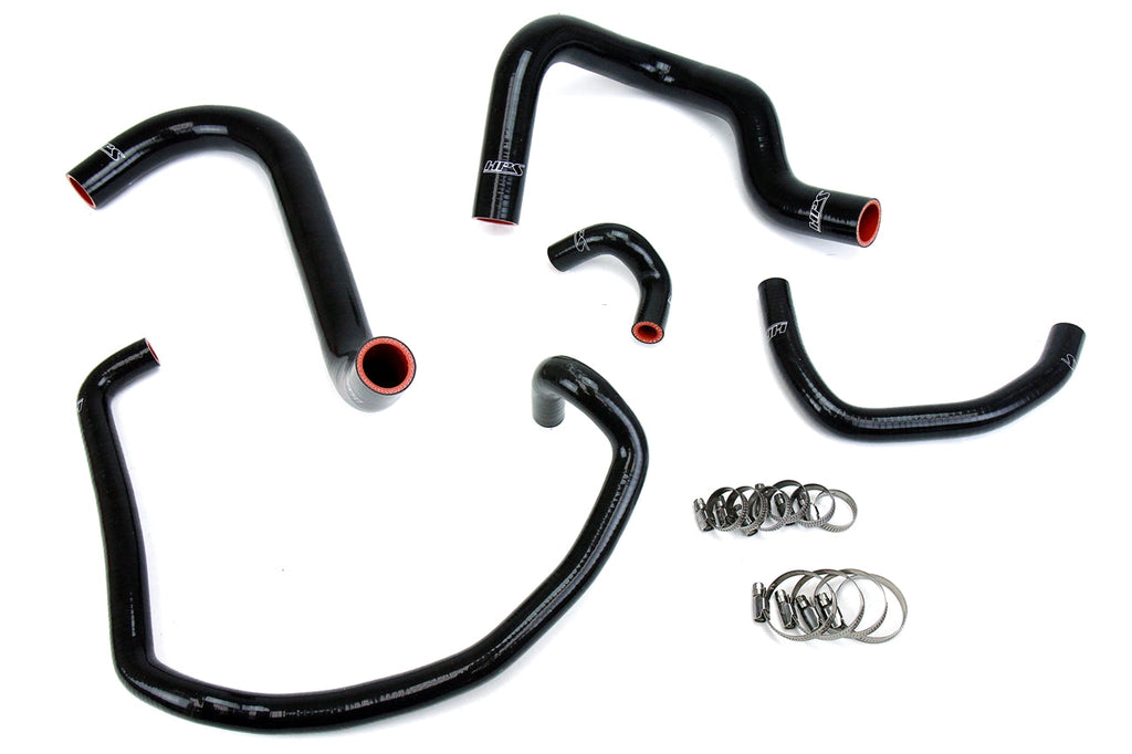 HPS Performance Products HPS Black Reinforced Silicone Radiator + Heater Hose Kit Toyota 95-04 Tacoma 2.4L & 2.7L 4Cyl