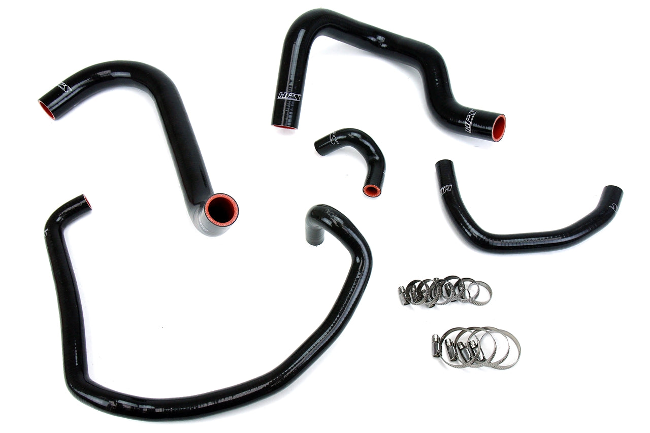 HPS Performance Products HPS Black Reinforced Silicone Radiator + Heater Hose Kit Toyota 95-04 Tacoma 2.4L & 2.7L 4Cyl