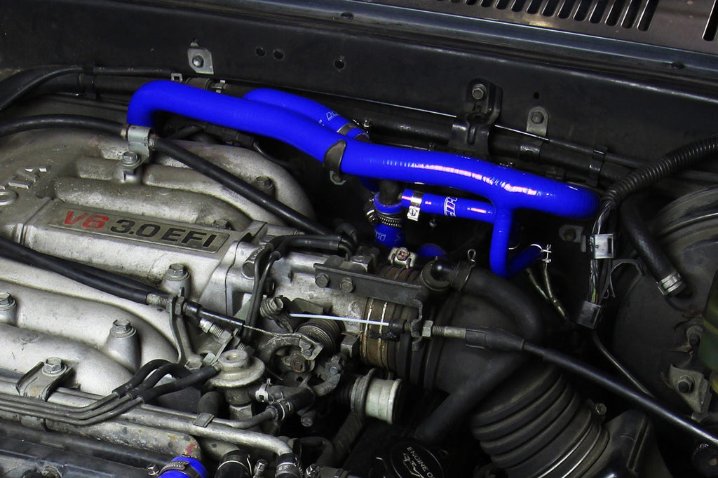 HPS Performance HPS Silicone Heater Coolant Hose Kit Toyota 1990-1991 4Runner 3.0L V6 with Rear Heater Left Hand Drive, 57-2190