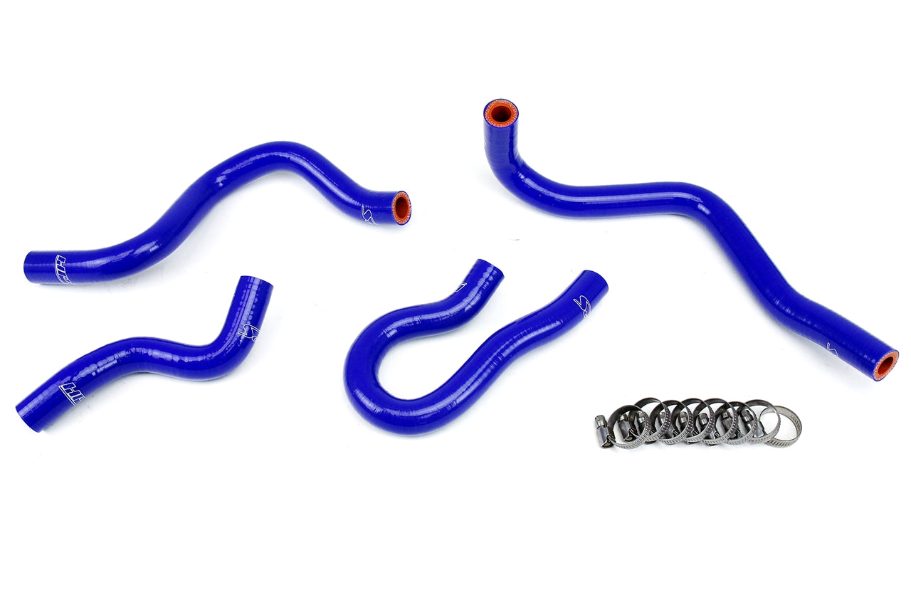 HPS Performance Products HPS Reinforced Blue Silicone Heater Hose Kit Coolant Honda 99-00 Civic EM1 Si B16 1.6L DOHC