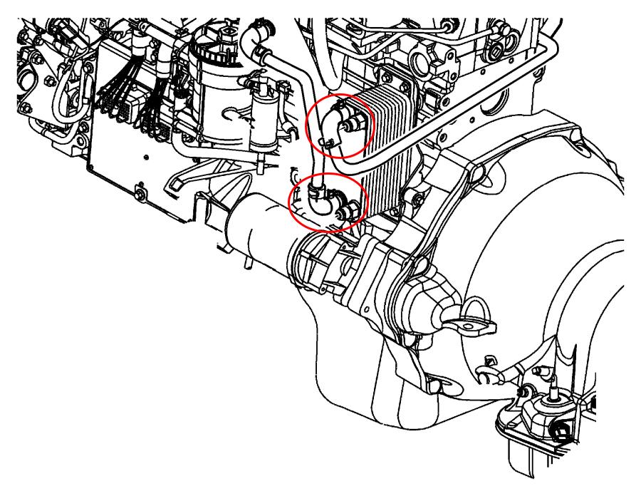 HPS Silicone Oil Cooler Coolant Elbow Hose Kit Dodge 2003-2006 Ram 3500 Pickup Cummins 5.9L Diesel, 57-2068