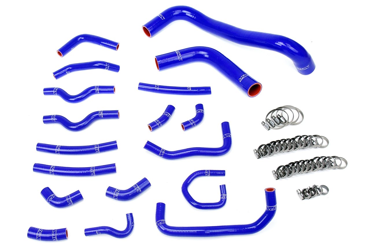 HPS Performance HPS Reinforced Silicone Radiator + Heater Coolant Hose Kit, Lexus 98-02 LX470 4.7L V8 J100, 57-1914