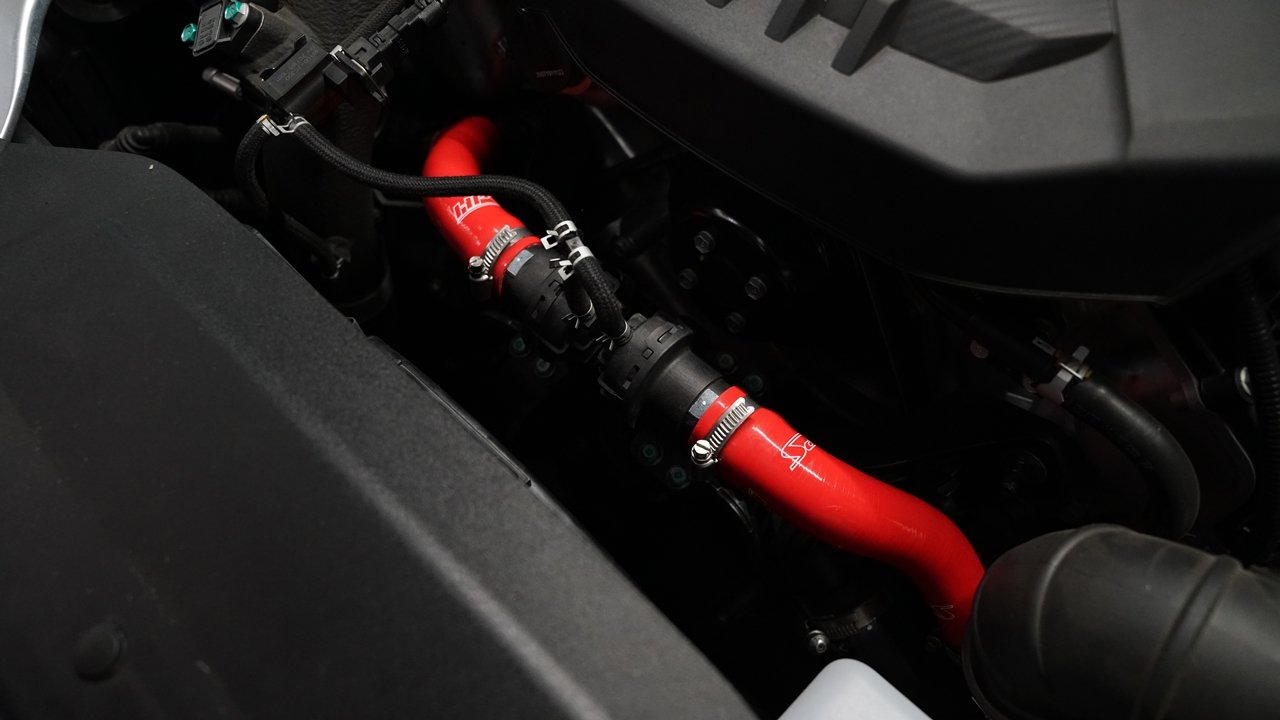HPS Performance HPS Silicone Breather BOV Hose Kit 2019-2024 Genesis G70 3.3T V6 Twin Turbo, 57-2045