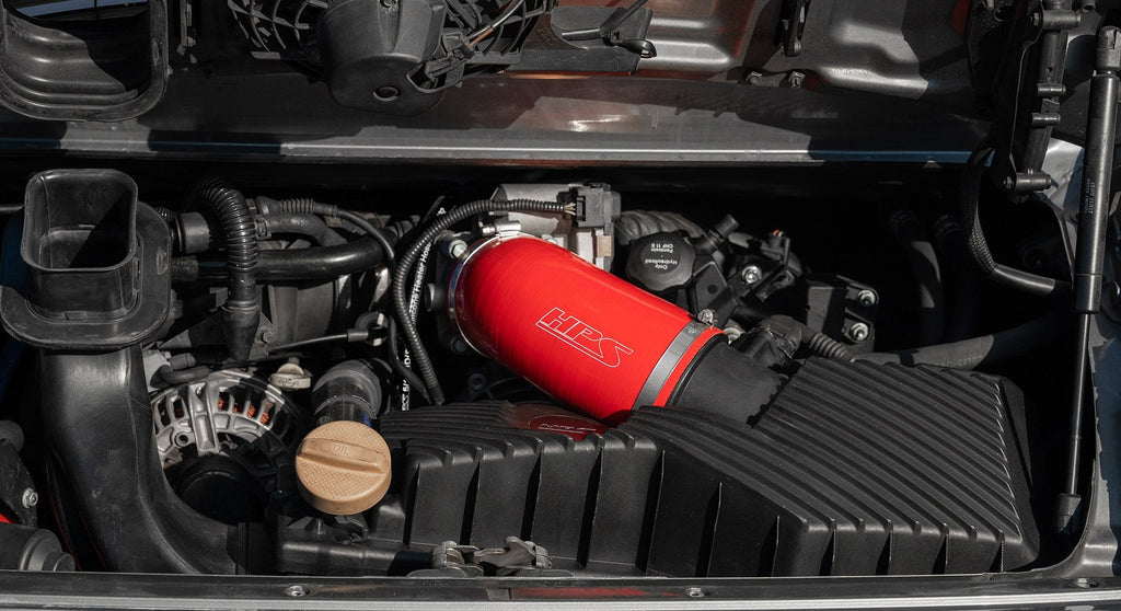 HPS Performance HPS Silicone Post MAF Air Intake Hose Kit 1999-2004 Porsche 911 Carrera C2 C4 3.4L/3.6L F6, 57-2077
