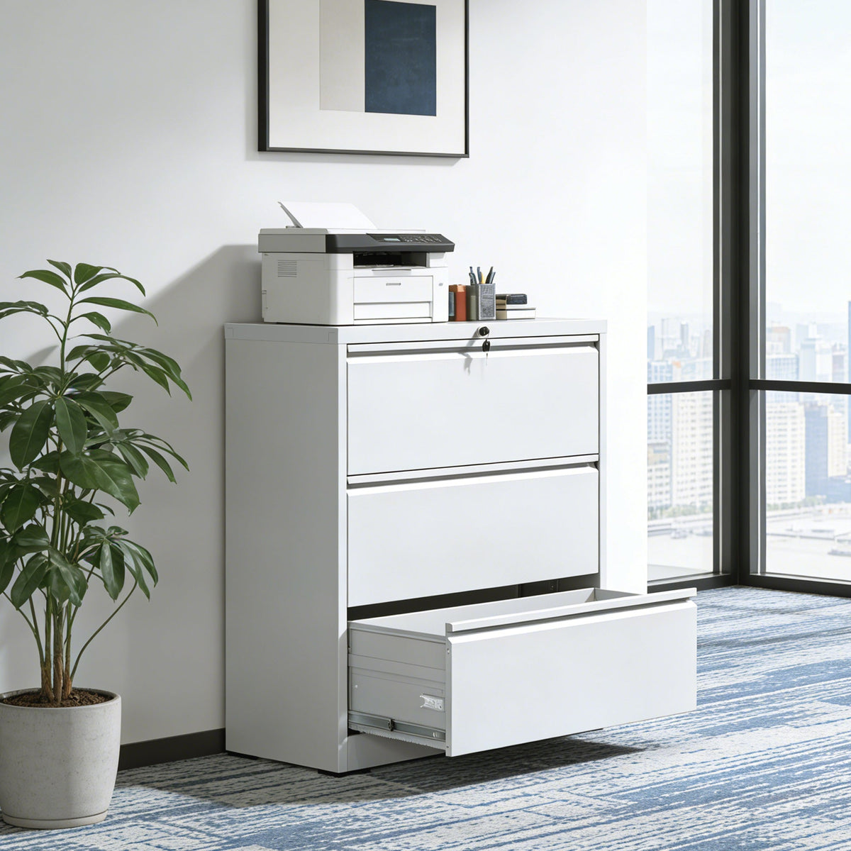 3 Drawer Lateral File Cabinet