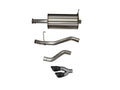 Corsa 2019 Ram 1500 5.7L Crew Cab w/57in or 76in Bed Cat-Back Single Side Exit 4in Black Dual Tip 21036BLK