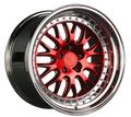 XXR 570 Wheel Candy Red / Platinum Lip 18x8.5 +35 5x4.5