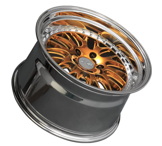 XXR 570 Wheel Copper / Platinum Lip 18x9.5 +35 5x4.5