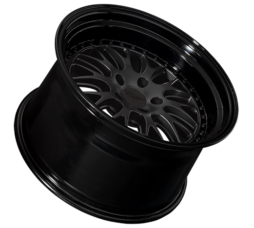 XXR 570 Wheel Flat Black / Gloss Black Lip 18x9.5 +35 5x100