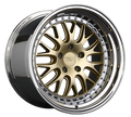 XXR 570 Wheel Hyper Gold / Platinum Lip 18x9.5 +35 5x100