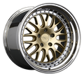 XXR 570 Wheel Hyper Gold / Platinum Lip 18x8.5 +20 5x4.5