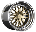 XXR 570 Wheel Hyper Gold / Platinum Lip 18x10.5 +20 5x4.5