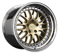 XXR 570 Wheel Hyper Gold / Platinum Lip 20x10.5 +25 5x4.5