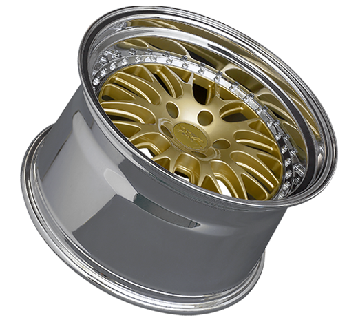 XXR 570 Wheel Hyper Gold / Platinum Lip 20x9 +35 5x120