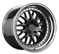 XXR 570 Wheel Graphite / Platinum Lip 18x8.5 +20 5x4.5