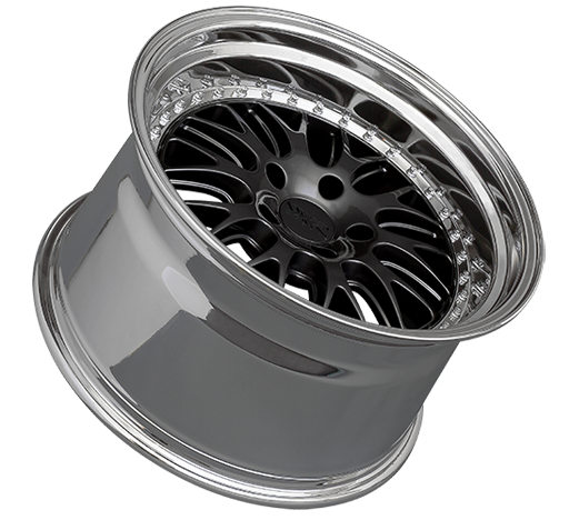 XXR 570 Wheel Graphite / Platinum Lip 20x9 +20 5x4.5