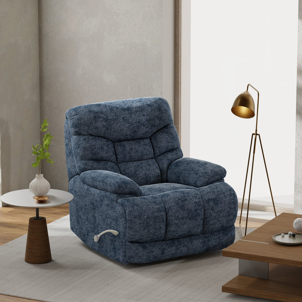 Swivel Glider Recliner in Alaska Glacier