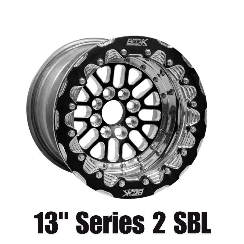 Belak Wheels Belak 13x10 / 5in BS / 5x100 BP / High Pad / Series 2 Wheel - Single Beadlock 13105100S25BS-SBL