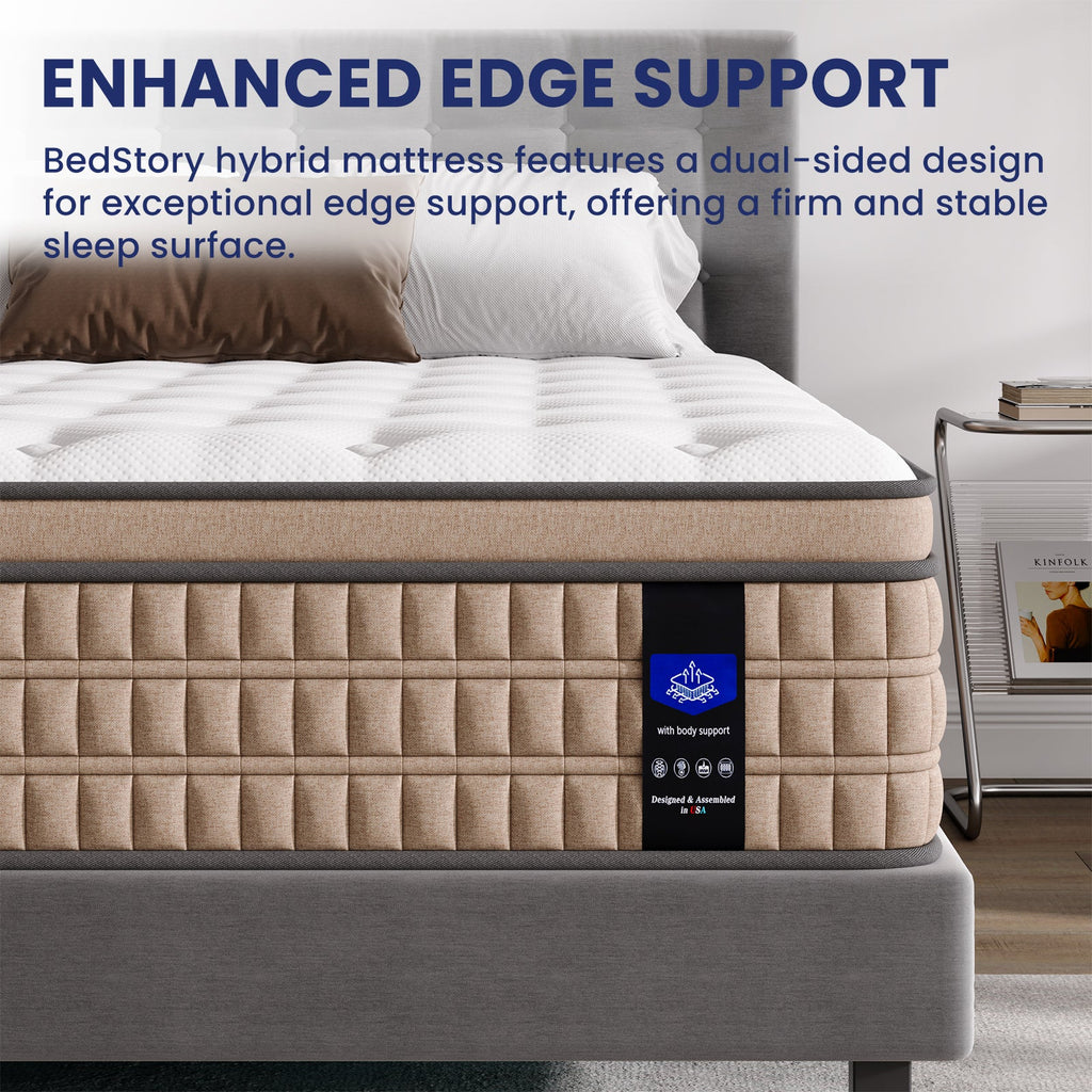 14 Inch King Mattress - Hotel-Collection Hybrid Mattress