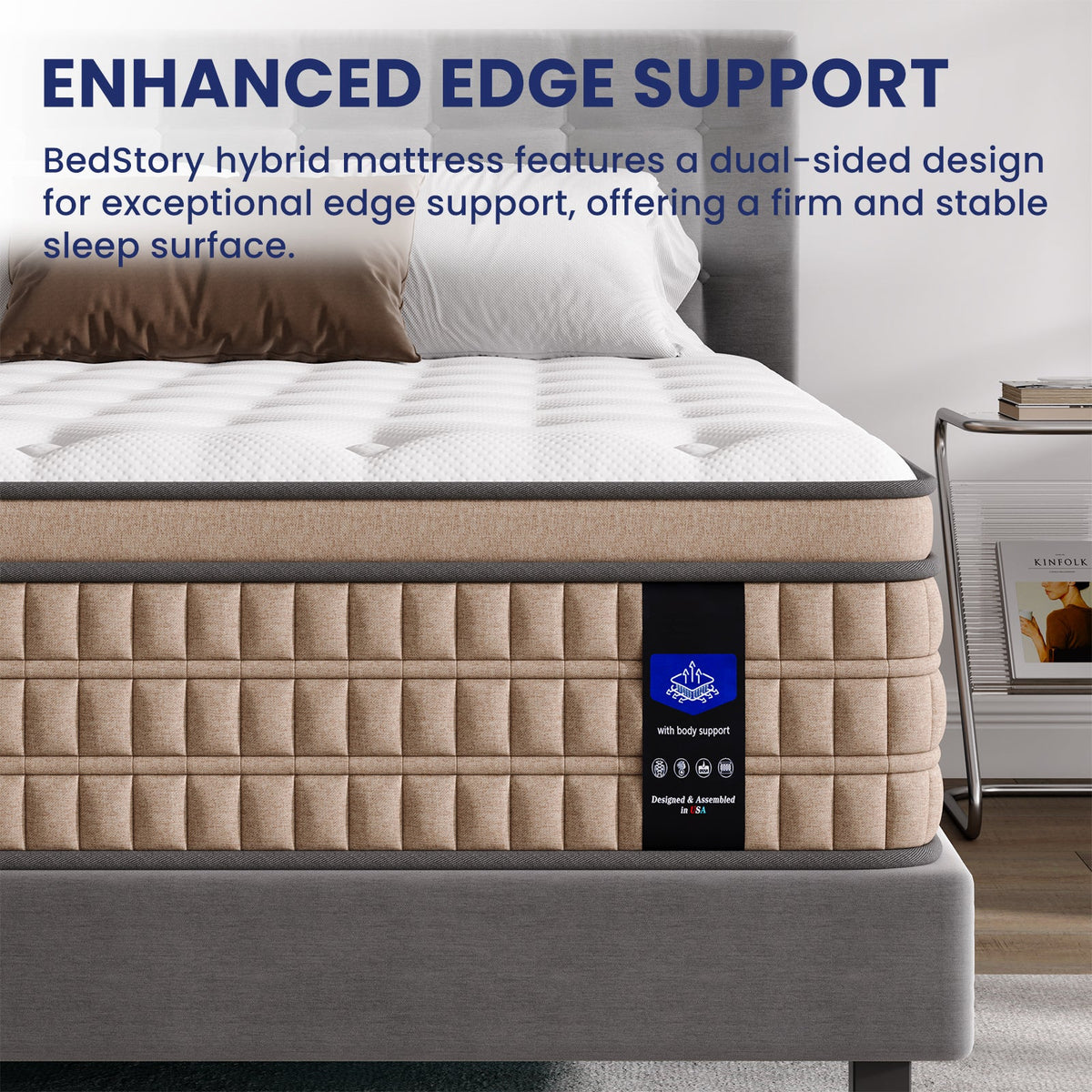 14 Inch King Mattress - Hotel-Collection Hybrid Mattress