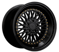 XXR 576 Wheel Black / Gold Rivets 18x9 +30 5x100
