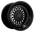 XXR 576 Wheel Black / Gold Rivets 18x9 +30 5x120