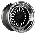 XXR 576 Wheel Black / Platinum Lip 18x9 +30 5x112