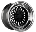 XXR 576 Wheel Black / Platinum Lip 18x9 +30 5x100