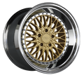 XXR 576 Wheel Hyper Gold / Platinum Lip 18x9 +30 5x100