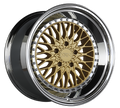 XXR 576 Wheel Hyper Gold / Platinum Lip 18x9 +30 5x4.5