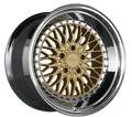 XXR 576 Wheel Hyper Gold / Platinum Lip 18x9 +30 5x120