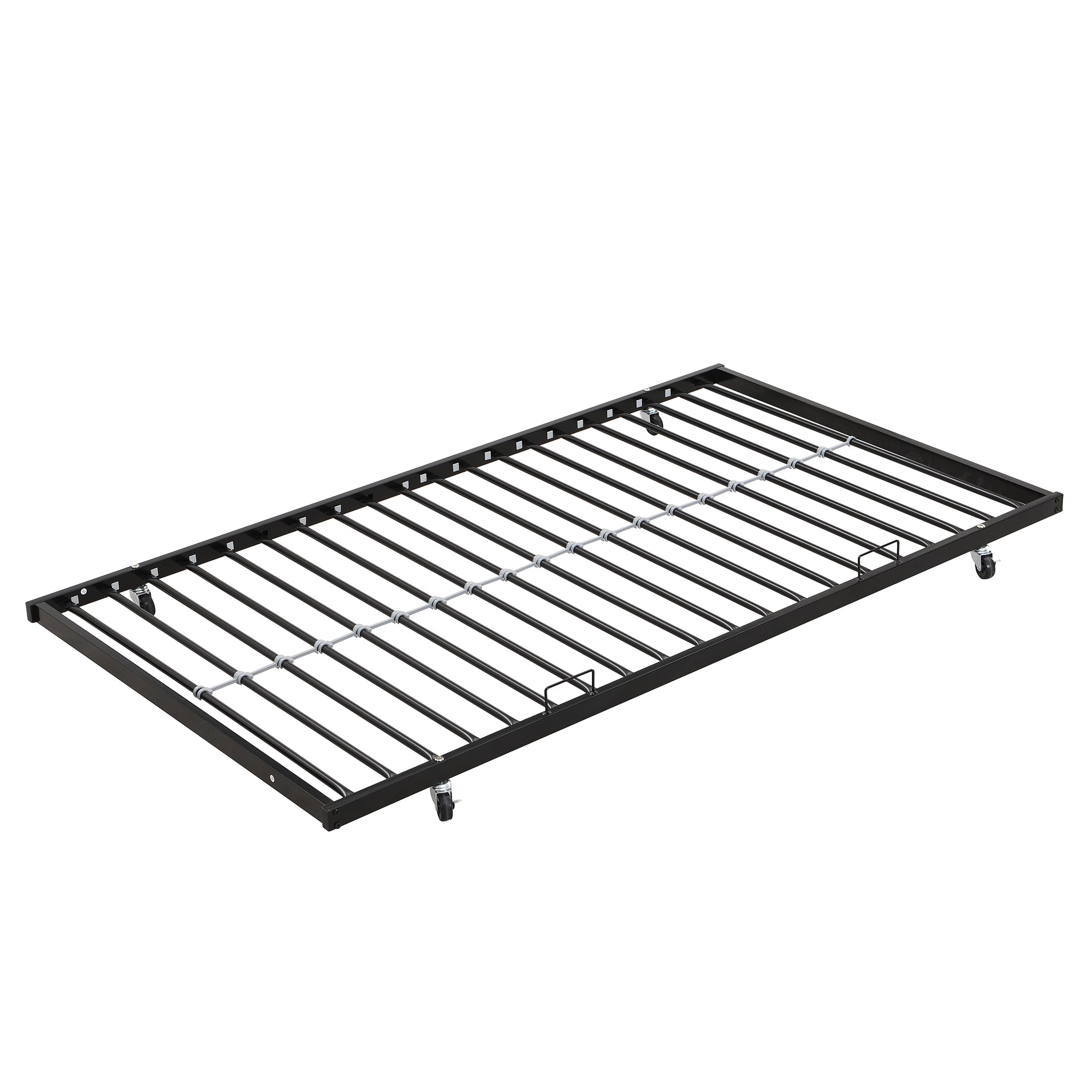 Twin Over Full Metal Bunk Bed with Trundle