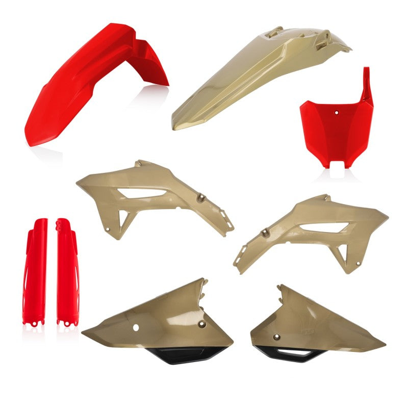 Acerbis 21+ Honda CRF250R/ CRF450R Full Plastic Kit - Red/Gold 2858927839