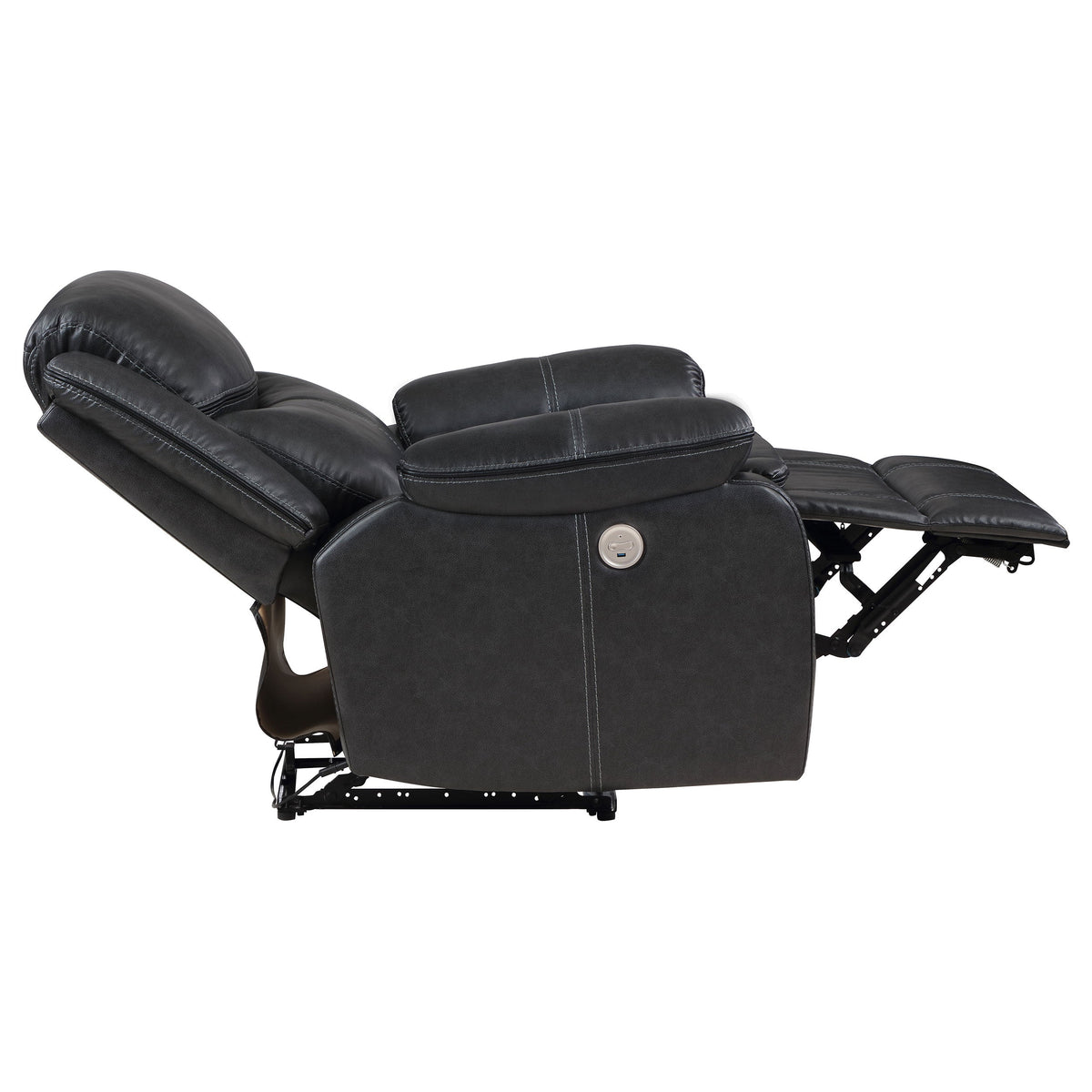 Salerno Dark Power Recliner